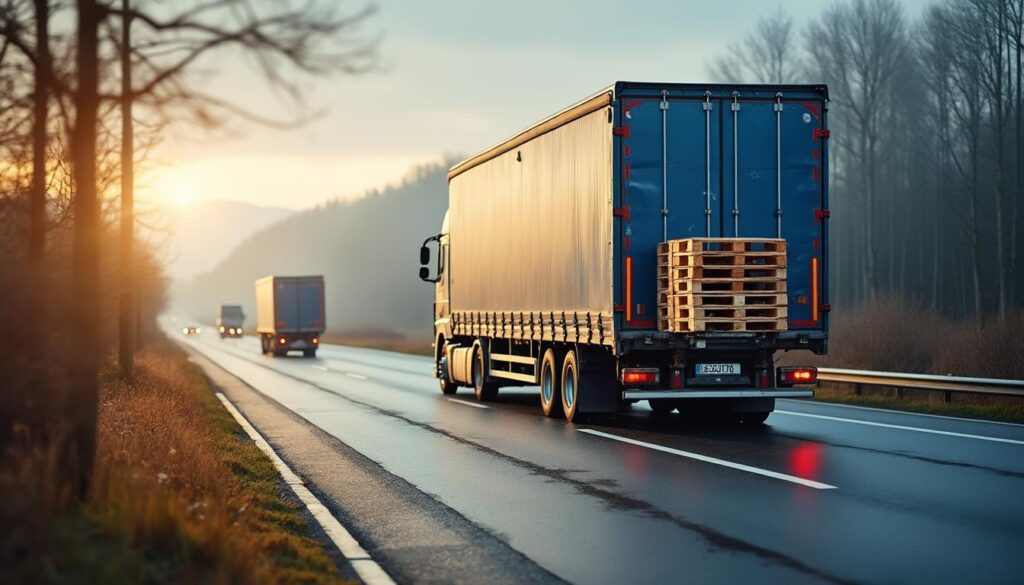 L’organisation de la logistique en camion pour le transport longue distance