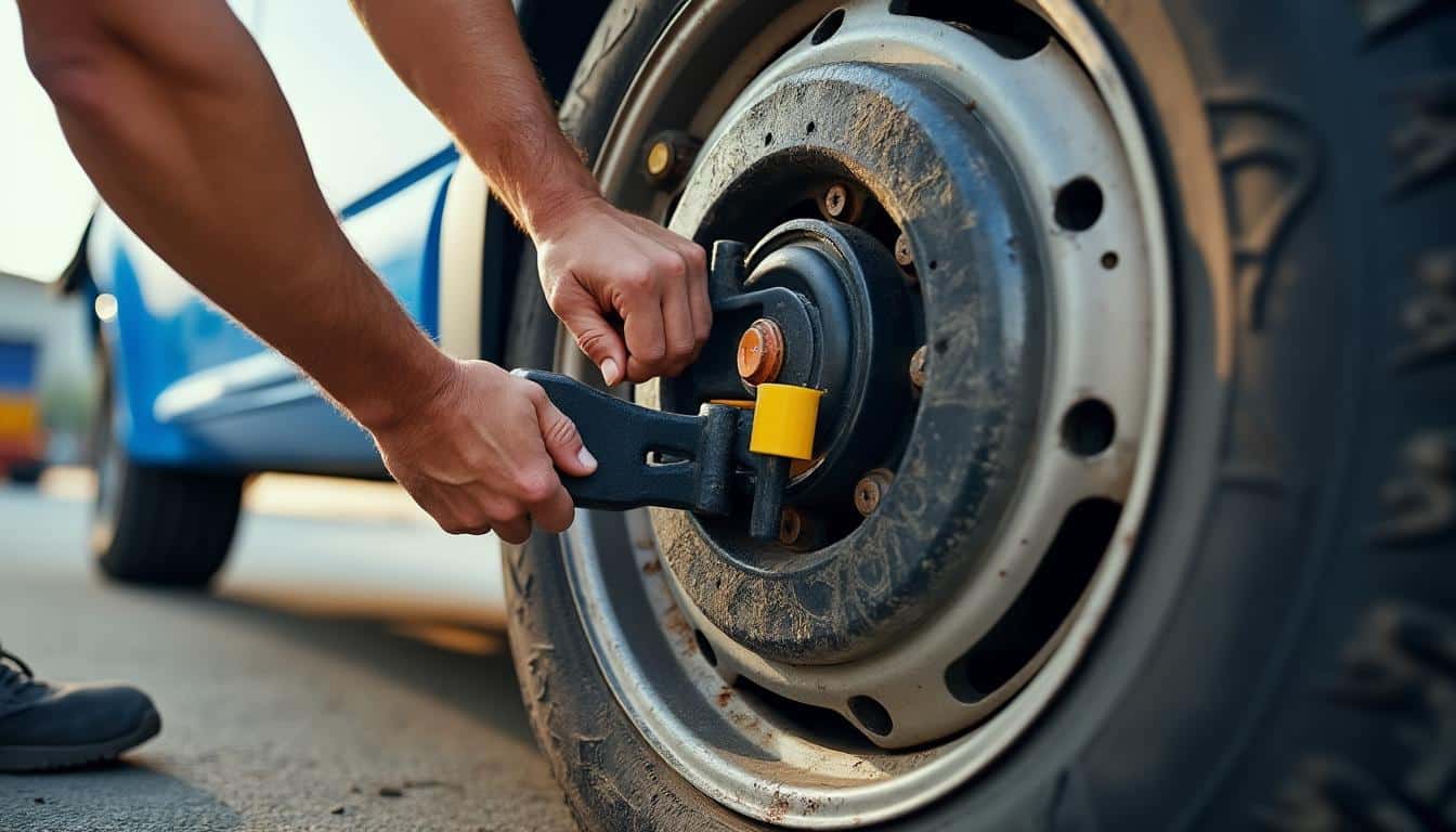 Comment sécuriser le chargement sur la roue d’un fourgon utilitaire ?