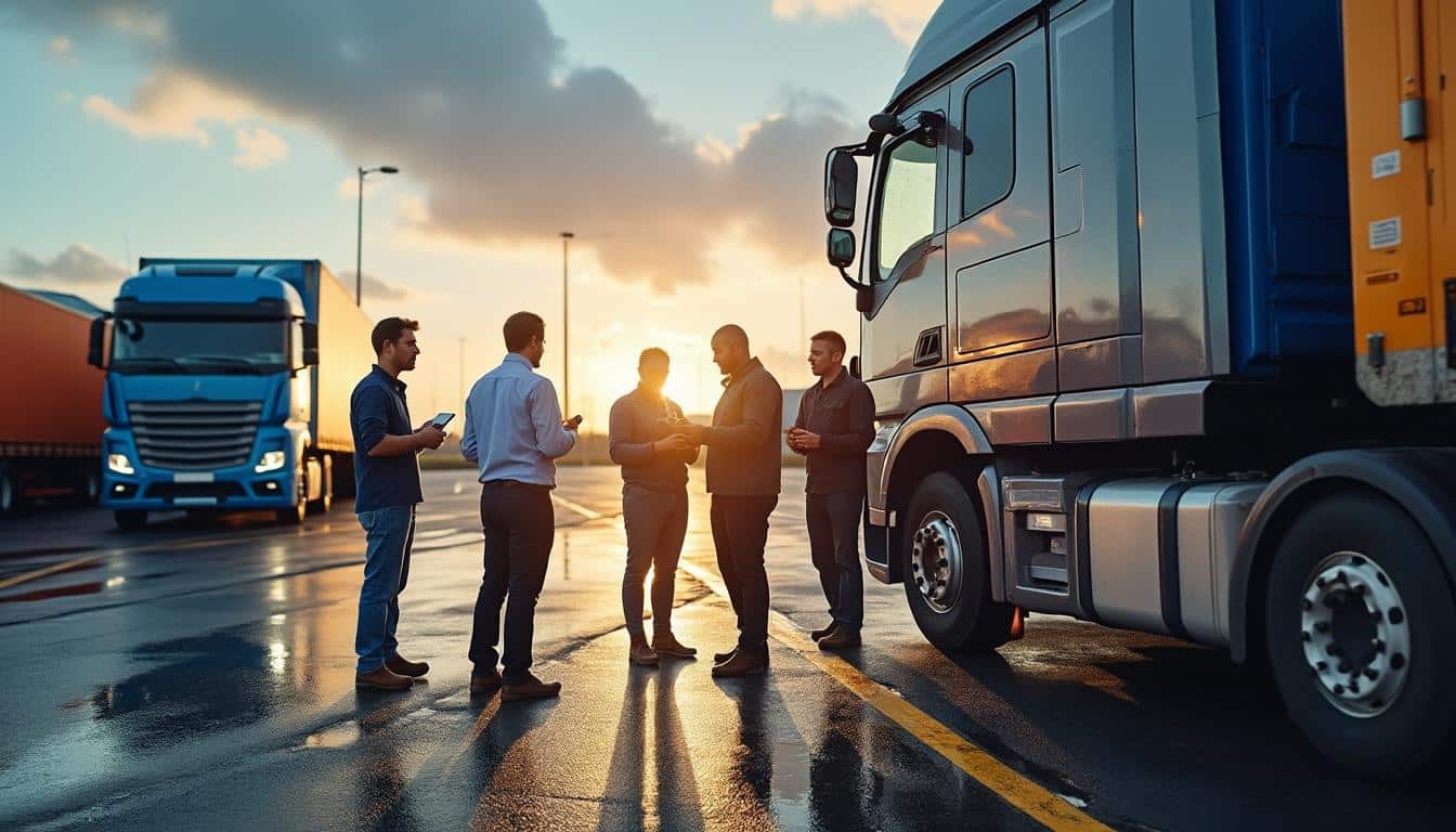 Comment s’organise la gestion d’une flotte de camions pour le transport ?