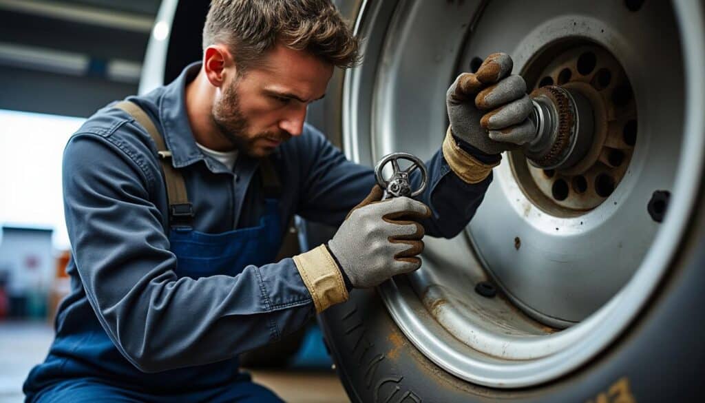 Quelles sont les étapes pour le montage d’une roue sur un fourgon utilitaire ?