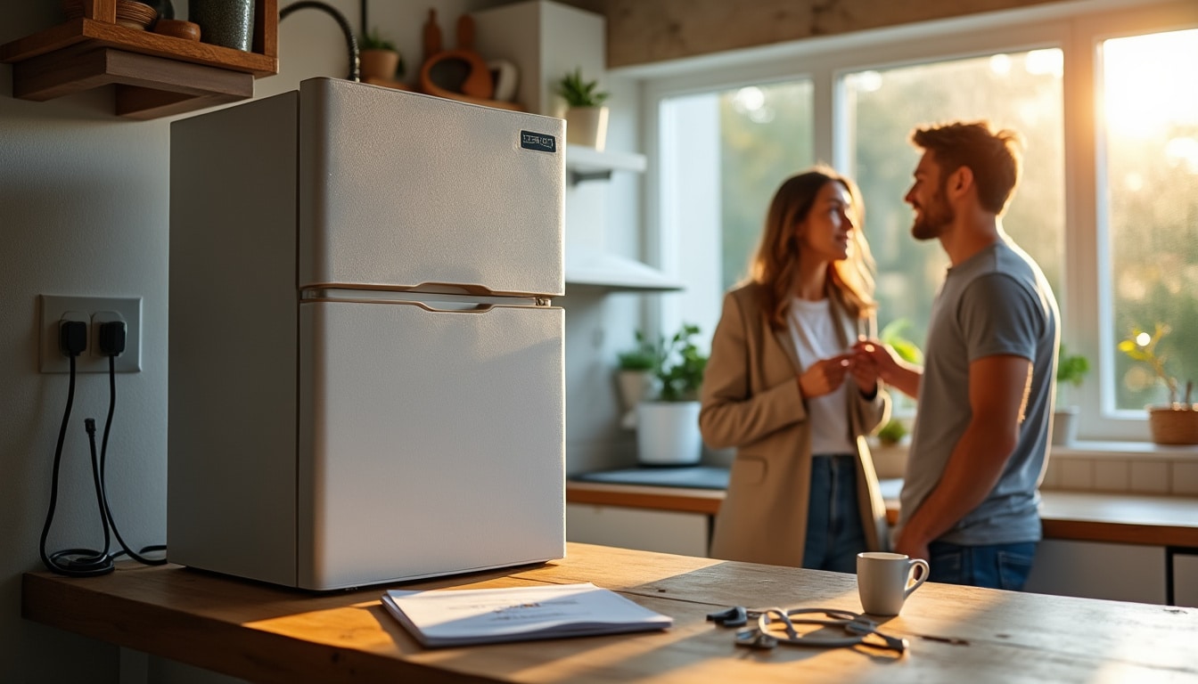 Illustration: Pourquoi faut-il attendre avant de brancher un frigo neuf ?