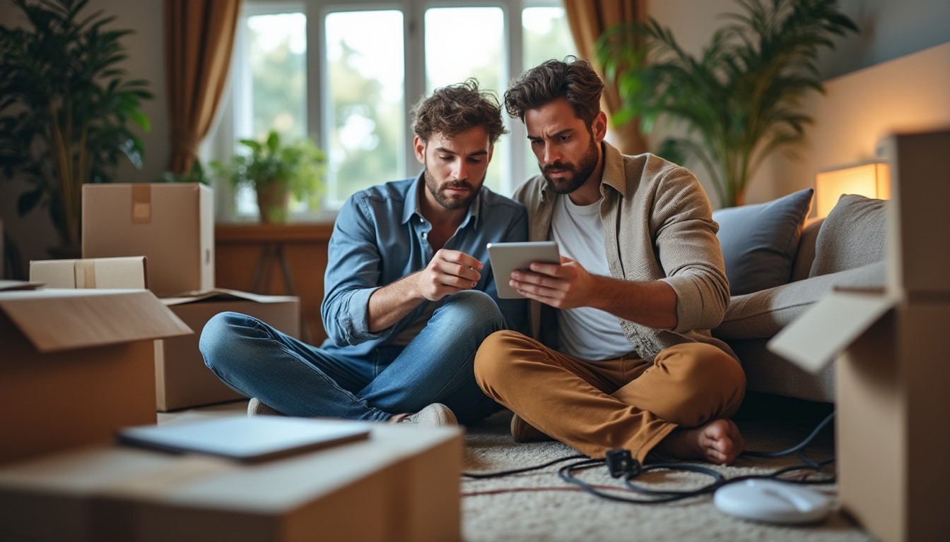 Illustration: Pourquoi prévoir une connexion de secours internet pendant le déménagement ?