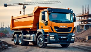 Camion Iveco avec benne : robustesse et polyvalence pour chantier