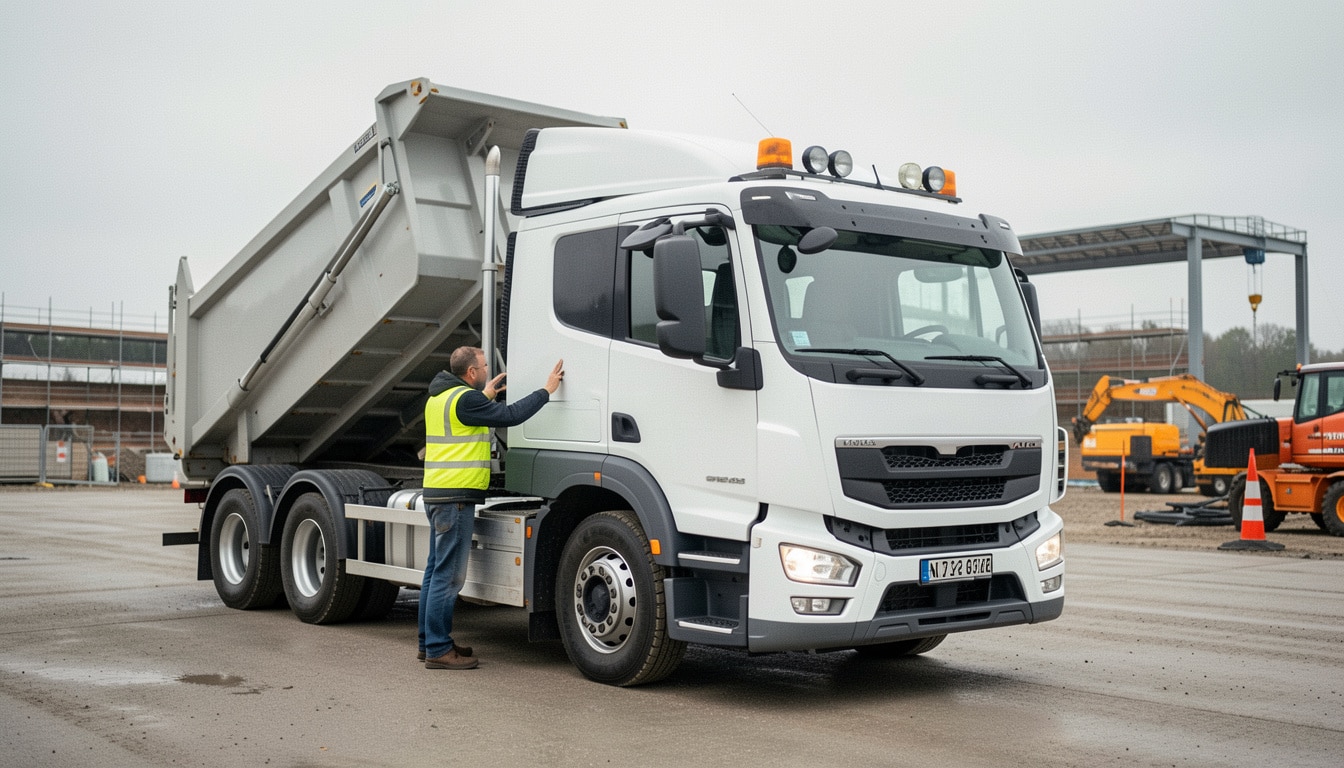 Camion de travaux : bien le choisir pour le chantier