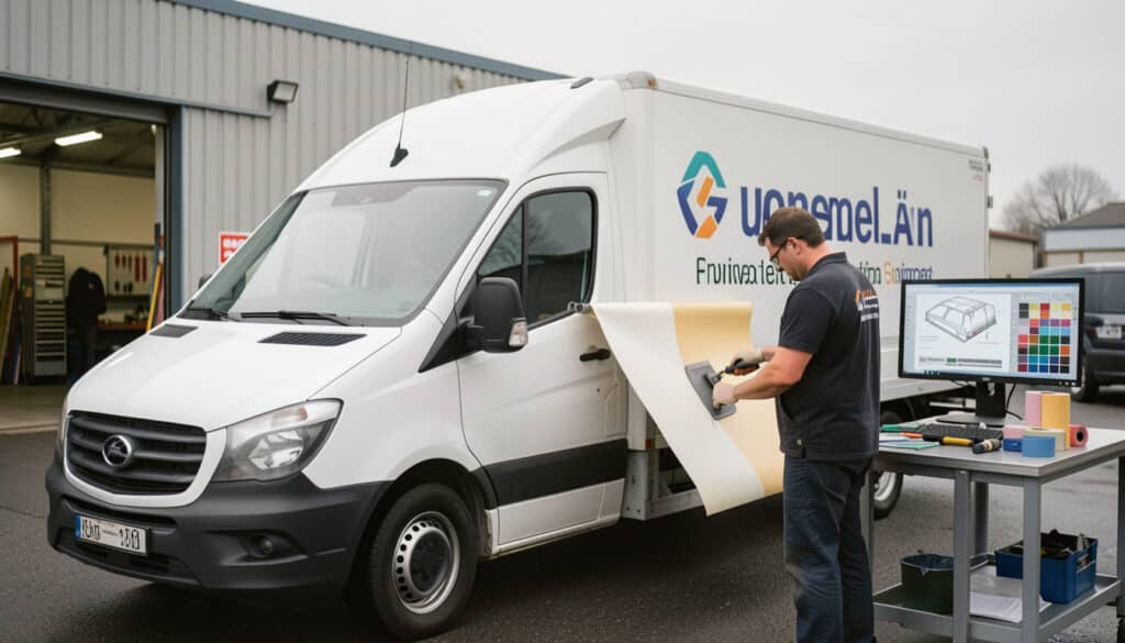 Flocage de camion d’entreprise : options, prix et choix