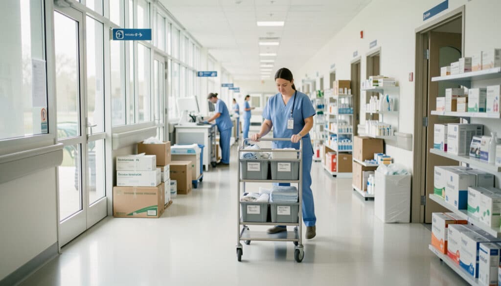 Logistique hospitalière et organisation des flux