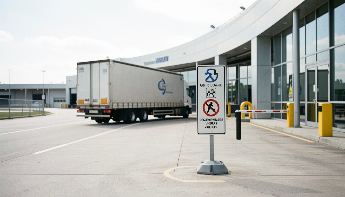 Panneau de sortie de camions : rôle, normes et choix
