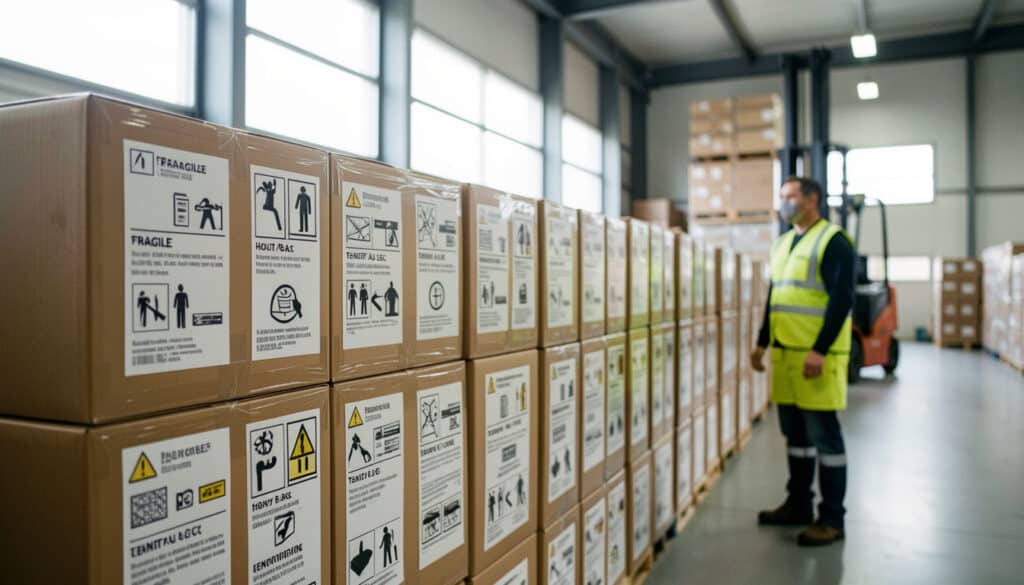 Pictogrammes logistiques pour sécuriser les opérations